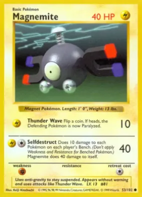 Magnemite (BS 53) Base Set