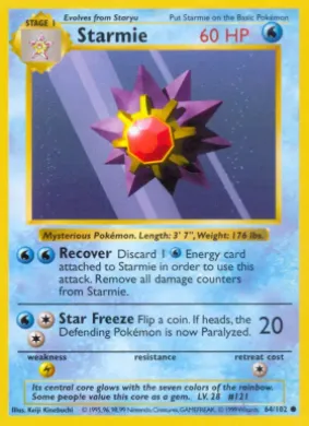Starmie (BS 64) Base Set