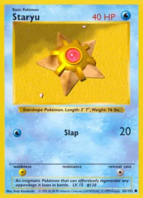 Staryu (BS 65) Base Set