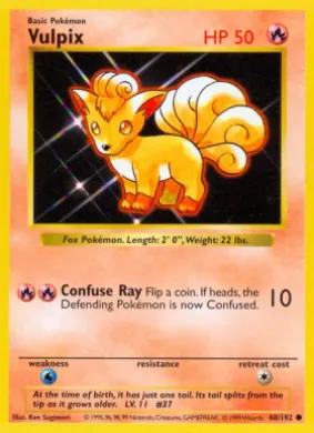 Vulpix (BS 68) Base Set