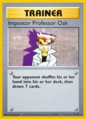 Imposter Professor Oak (BS 73) Base Set