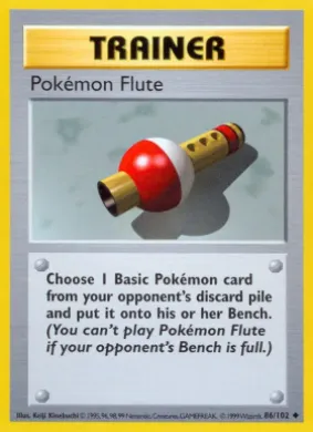 Pokemon Flute (BS 86) Base Set