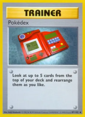 Pokedex (BS 87) Base Set