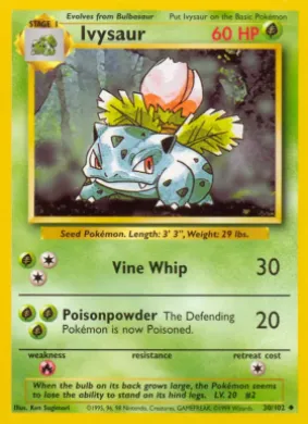Ivysaur (BS 30) Base Set