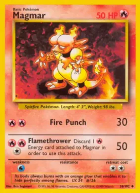Magmar (BS 36) Base Set