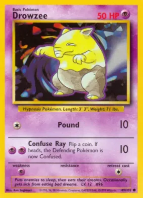Drowzee (BS 49) Base