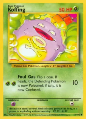 Koffing (BS 51) Base Set