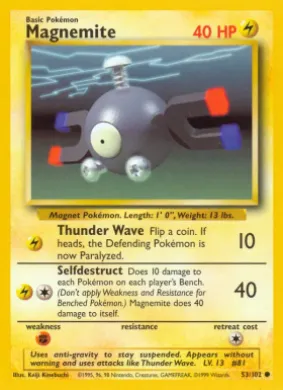 Magnemite (BS 53) Base Set