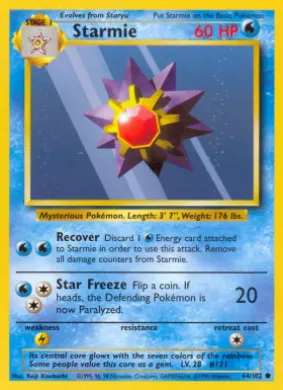 Starmie (BS 64) Base Set