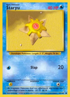Staryu (BS 65) Base Set