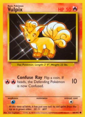 Vulpix (BS 68) Base Set