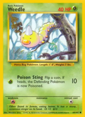 Weedle (BS 69) Base Set