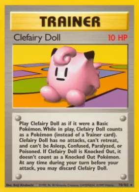 Clefairy Doll (BS 70) Base Set