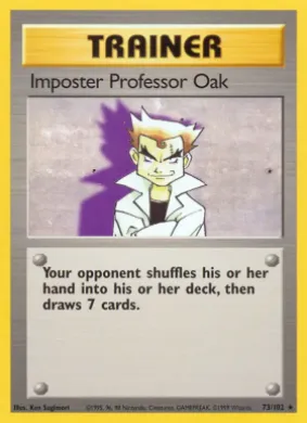 Imposter Professor Oak (BS 73) Base Set
