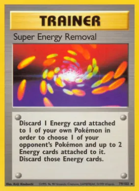 Super Energy Removal (BS 79) Base Set