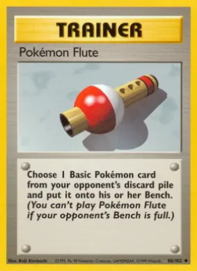 Pokemon Flute (BS 86) Base Set