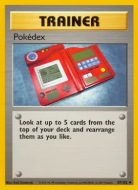 Pokedex (BS 87) Base Set