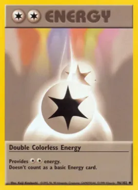 Double Colorless Energy (BS 96) Base