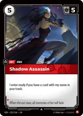 Shadow Assassin (VEN VEN-013/166) Vendetta