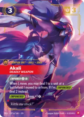 Akali (VEN VEN-021a/166) Vendetta