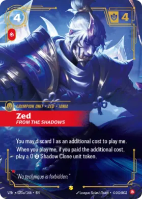 Zed (VEN VEN-023a/166) Vendetta