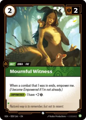 Mournful Witness (VEN VEN-028/166) Vendetta