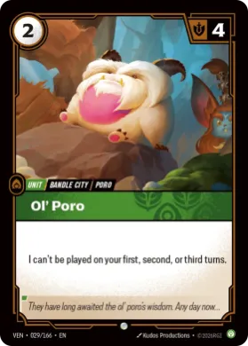 Ol' Poro (VEN VEN-029/166) Vendetta