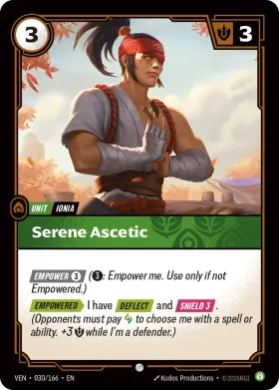 Serene Ascetic (VEN VEN-030/166) Vendetta