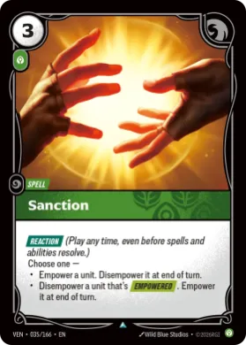 Sanction (VEN VEN-035/166) Vendetta