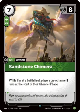 Sandstone Chimera (VEN VEN-036/166) Vendetta