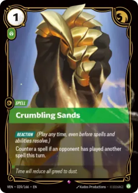 Crumbling Sands (VEN VEN-039/166) Vendetta