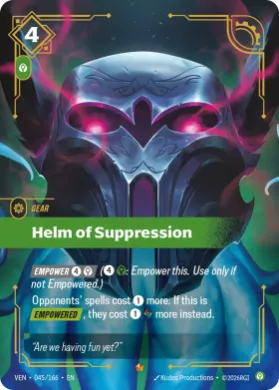 Helm of Suppression (VEN VEN-045/166) Vendetta