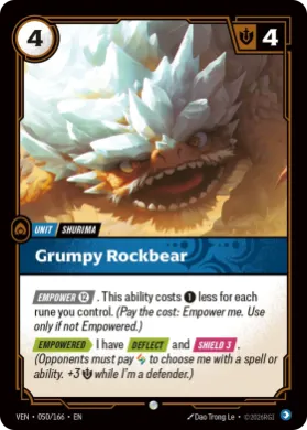 Grumpy Rockbear (VEN VEN-050/166) Vendetta
