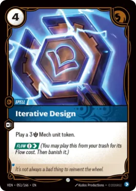 Iterative Design (VEN VEN-051/166) Vendetta