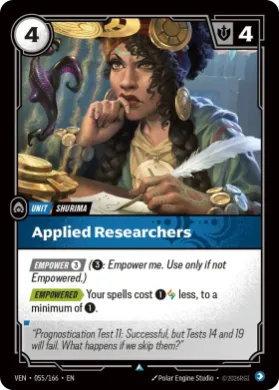 Applied Researchers (VEN VEN-055/166) Vendetta