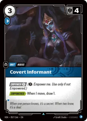 Covert Informant (VEN VEN-057/166) Vendetta