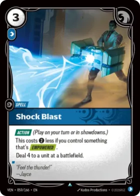 Shock Blast (VEN VEN-059/166) Vendetta