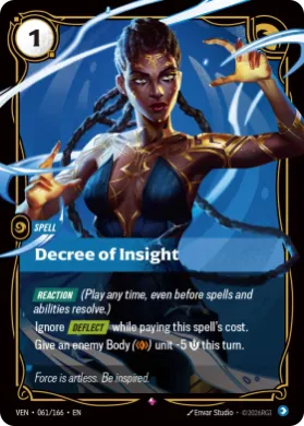 Decree of Insight (VEN VEN-061/166) Vendetta