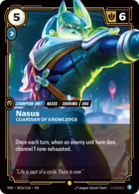 Nasus (VEN VEN-063a/166) Vendetta