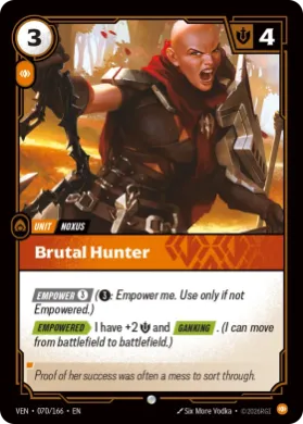 Brutal Hunter (VEN VEN-070/166) Vendetta