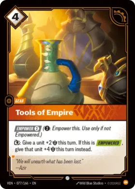 Tools of Empire (VEN VEN-077/166) Vendetta