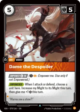 Dame the Despoiler (VEN VEN-079/166) Vendetta