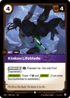 Kinkou Lifeblade (VEN VEN-093/166) Vendetta