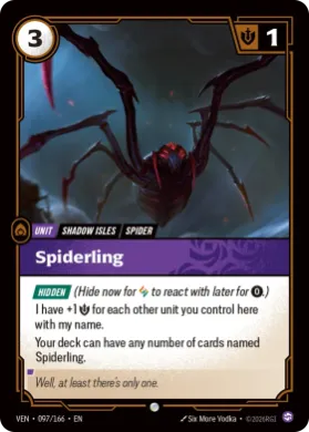 Spiderling (VEN VEN-097/166) Vendetta