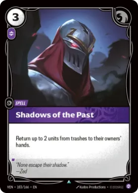 Shadows of the Past (VEN VEN-103/166) Vendetta
