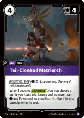 Tail-Cloaked Matriarch (VEN VEN-104/166) Vendetta