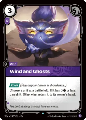 Wind and Ghosts (VEN VEN-106/166) Vendetta