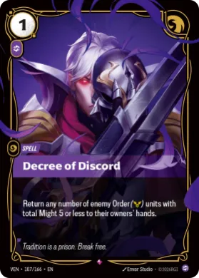 Decree of Discord (VEN VEN-107/166) Vendetta