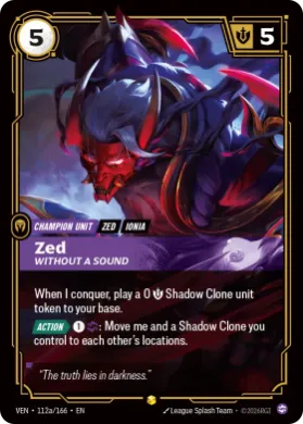 Zed (VEN VEN-112a/166) Vendetta