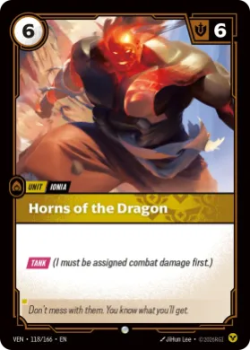 Horns of the Dragon (VEN VEN-118/166) Vendetta